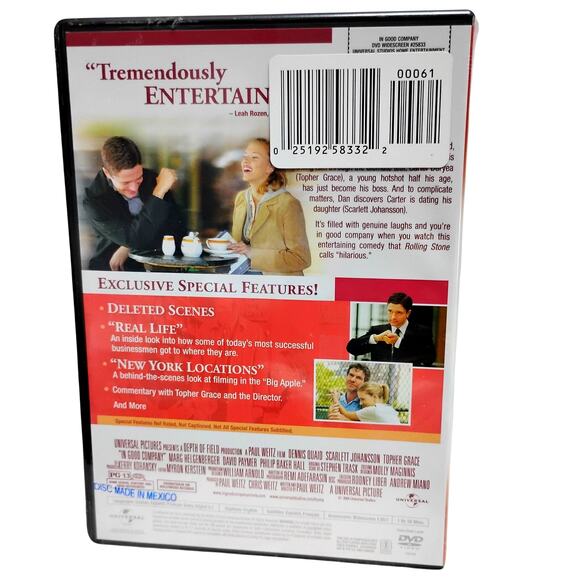 Lot of 3 DVDs Comedy Romance In Good Company Along Came Polly Lose a Guy 10 Days - Picture 5 of 13